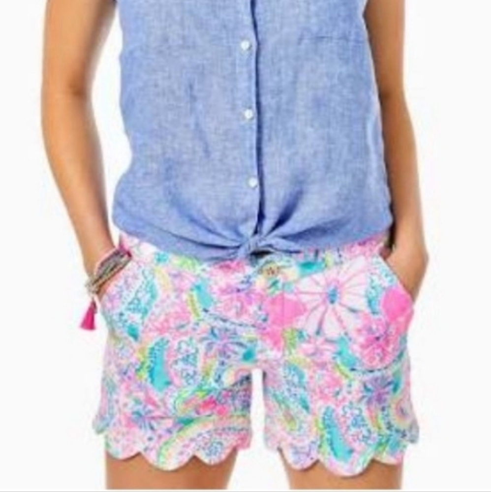 NWT Lilly Pulitzer Buttercup Knit Short. Size 8
